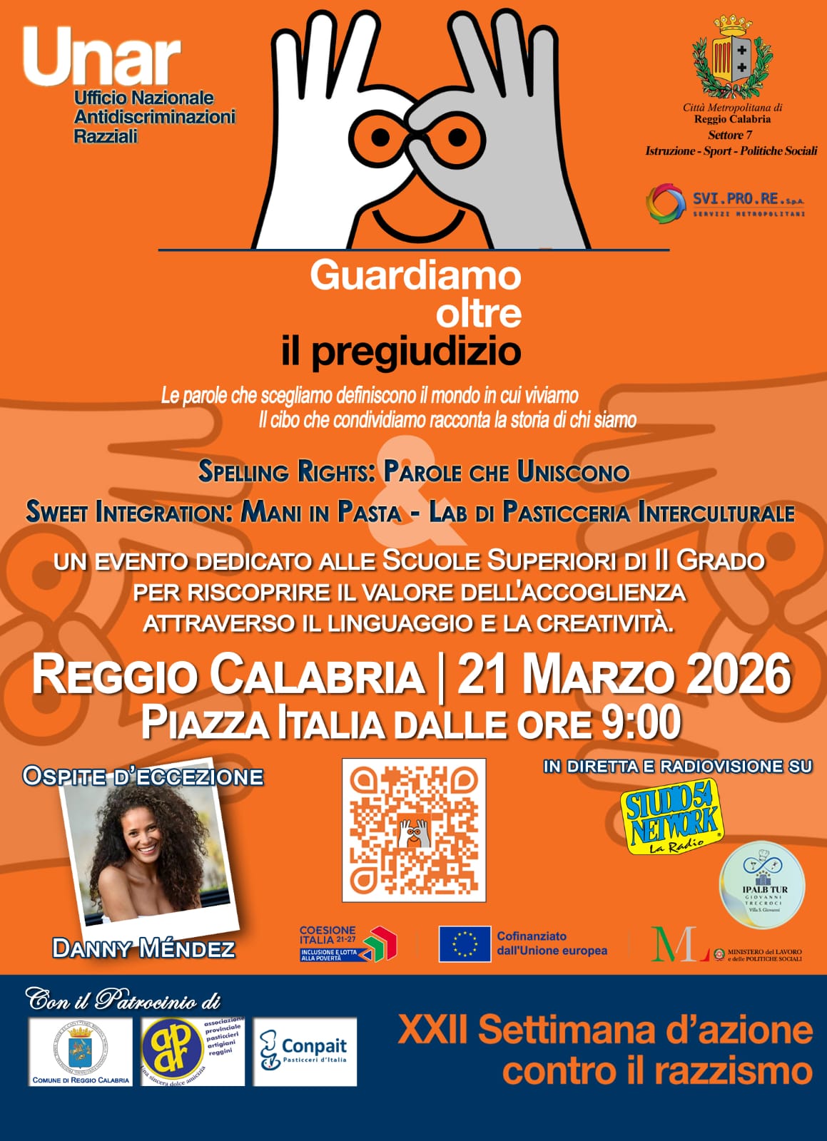 Immagine di copertina per Citt� Metropolitana e UNAR insieme per l�evento �Guardiamo oltre il pregiudizio�