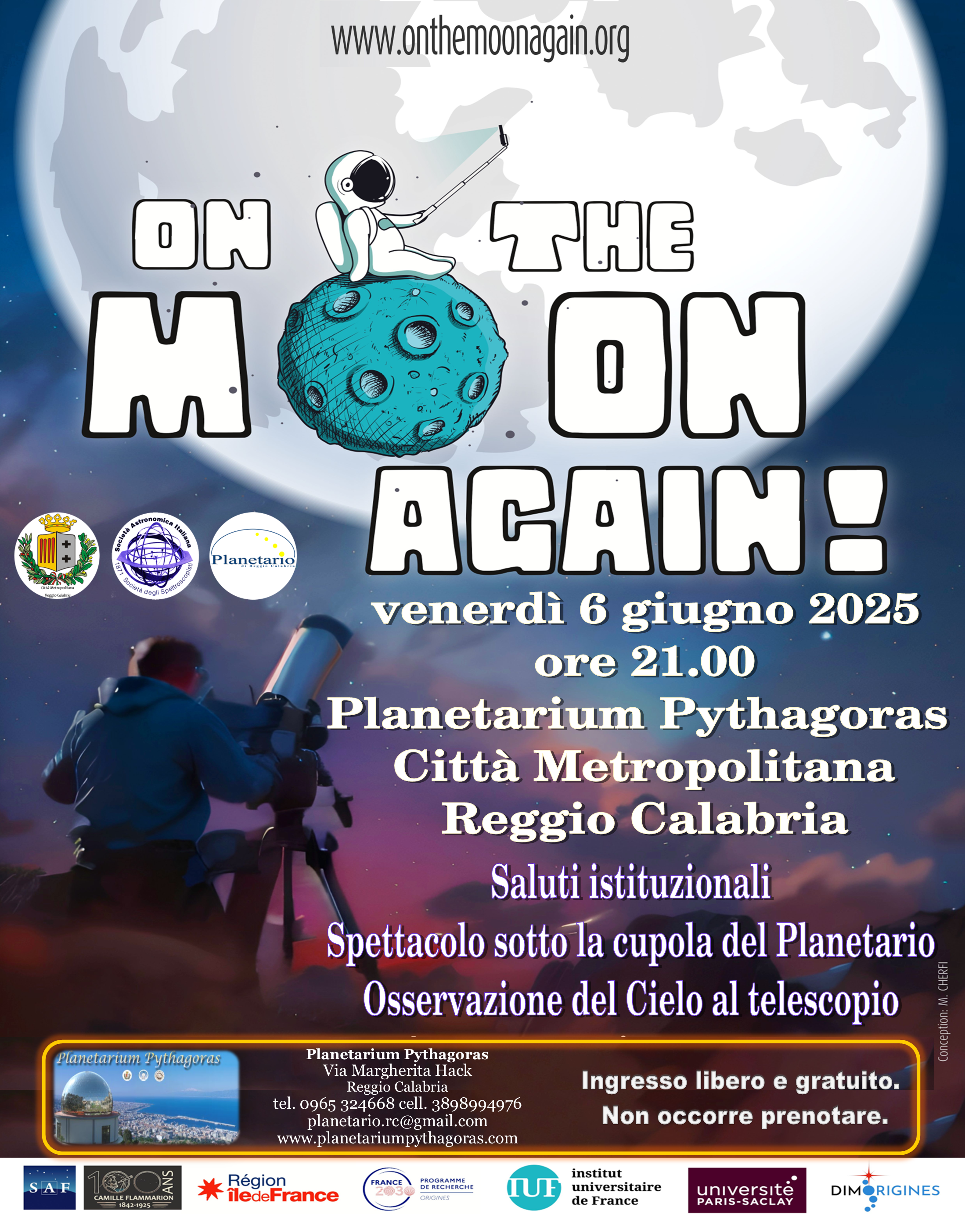 Al Planetario� Pythagoras della Citt� Metropolitana si celebra lo sbarco dell\'uomo sulla luna