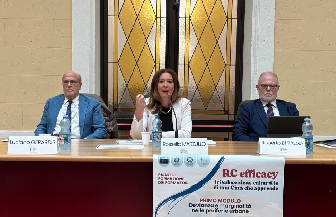 Alla Metrocity al via il primo modulo formativo del progetto RC efficacy, promosso in sinergia con lUniversit di Roma Tre e Mediterranea di Reggio Calabria