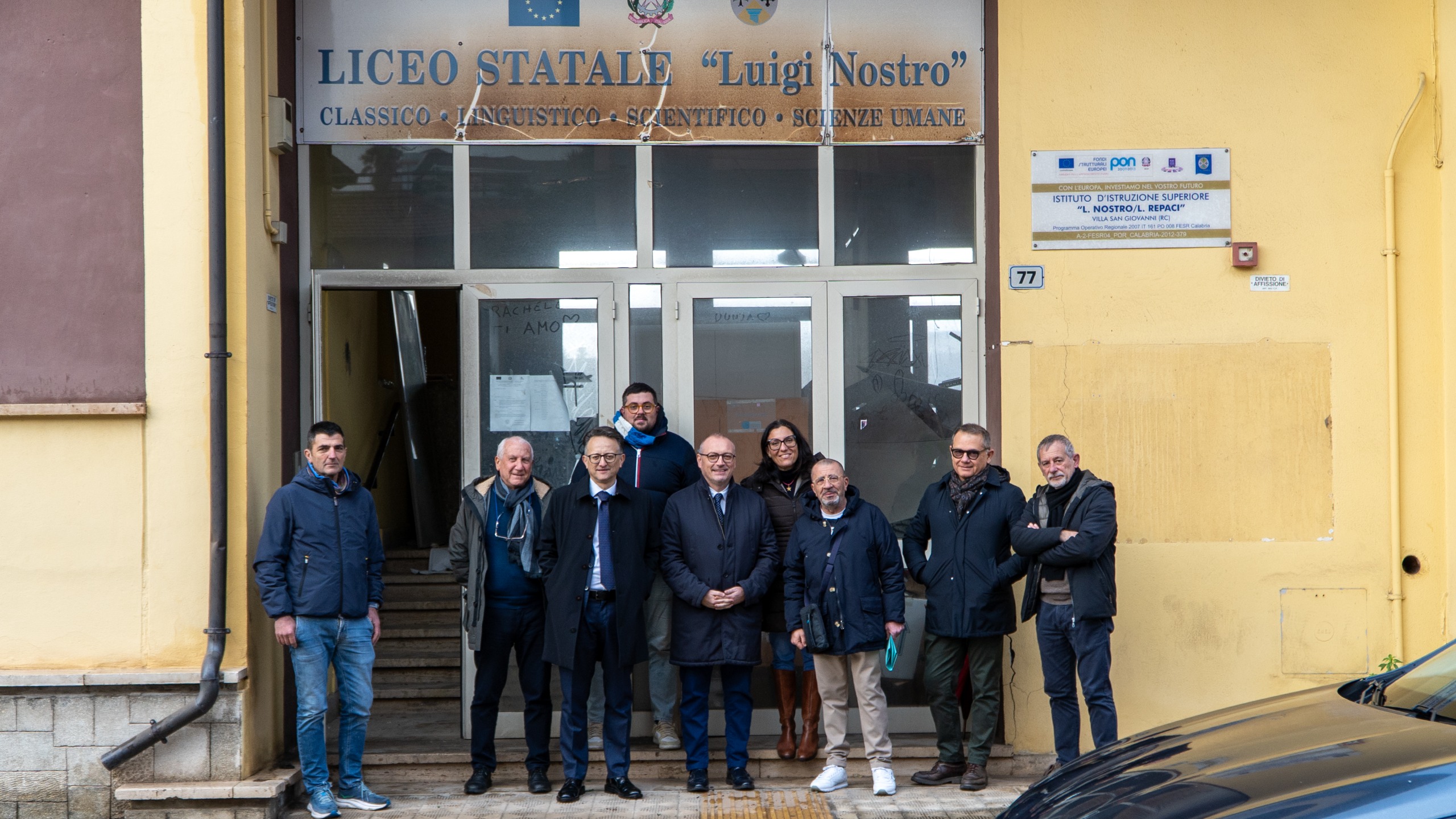 Al via i lavori per la demolizione e ricostruzione dell\'Istituto Nostro Repaci di Villa San Giovanni�