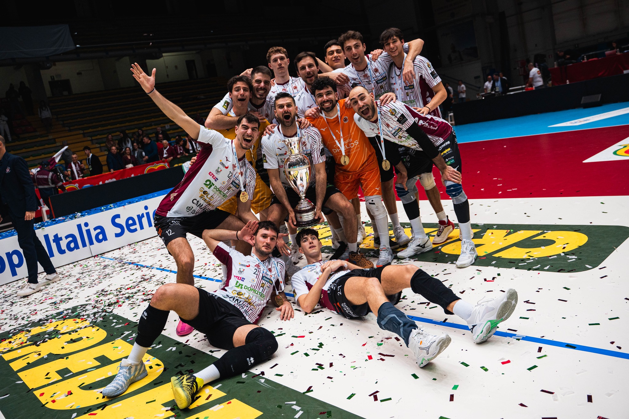 Coppa Italia A3 Pallavolo, Versace e Latella: �Vittoria storica, un lustro per la Reggio sportiva�