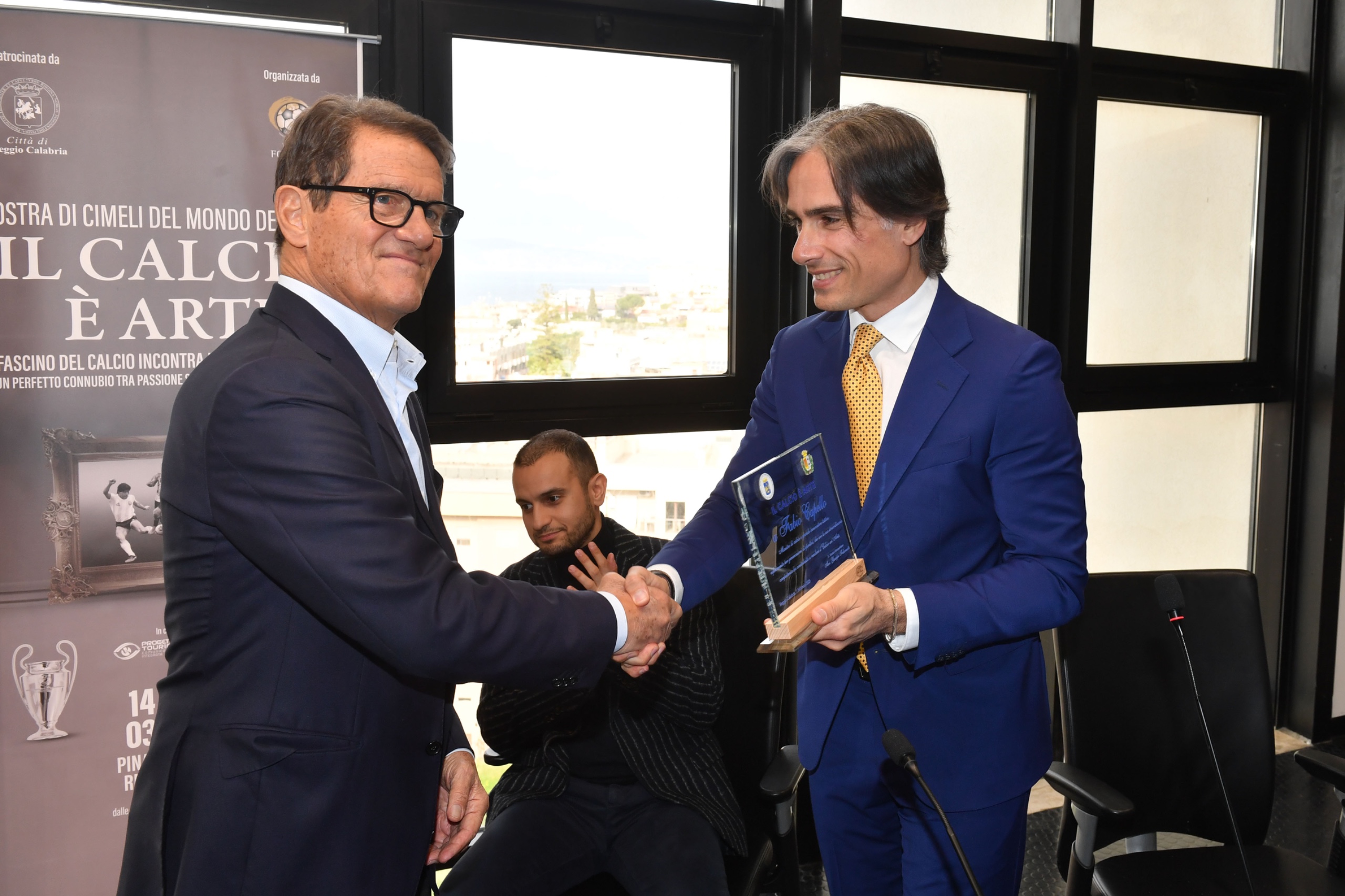 L\'entusiasmo di mister Fabio Capello: �Reggio Calabria � una citt� in grande evoluzione e fermento�