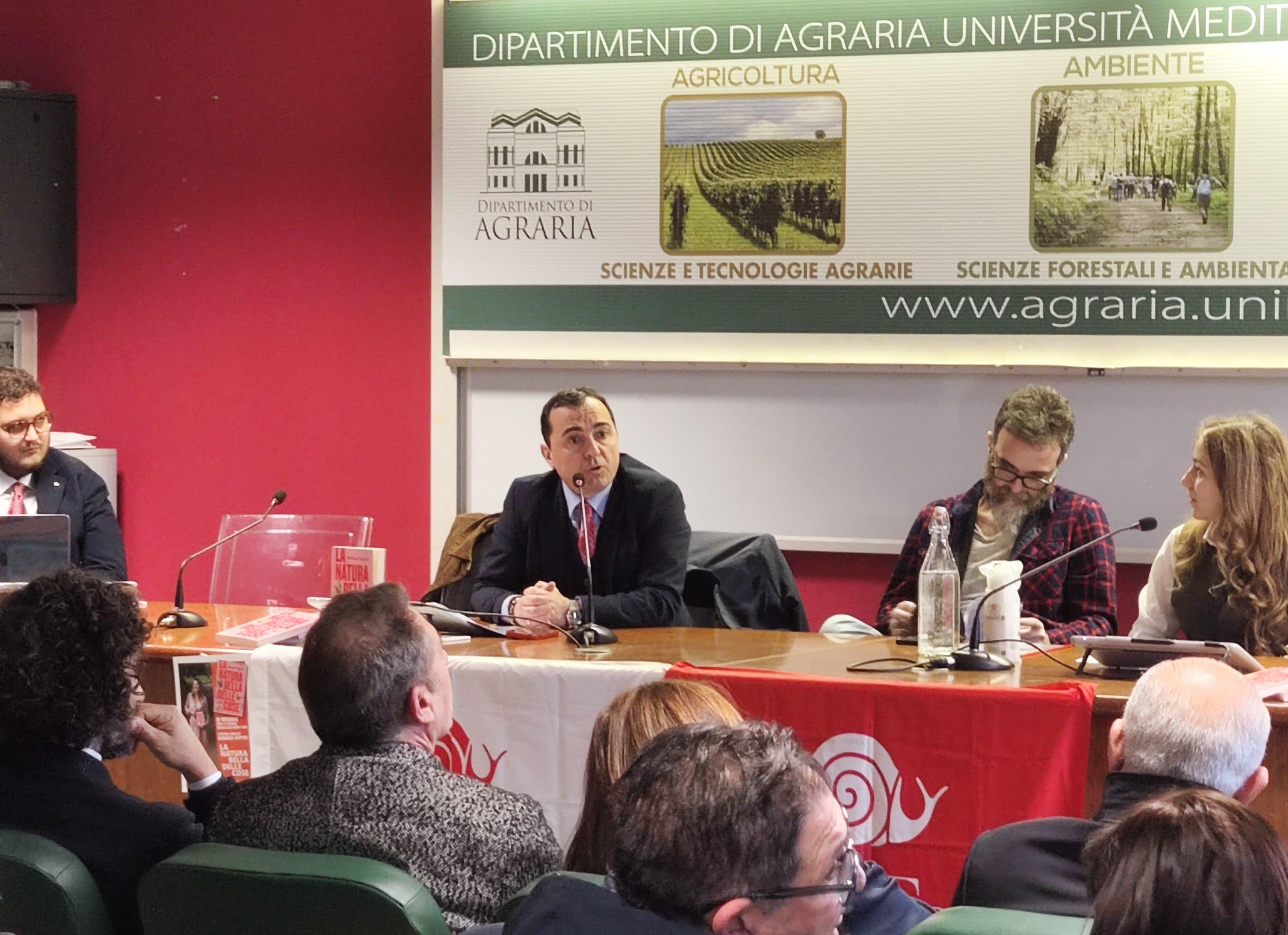 Mantegna al Congresso Slow Food Reggio Calabria: \